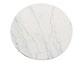 Xena 52-inch Round 5-Piece White Marble Dining Set
(Table & 4 Side Chairs)
