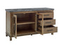 Grayson 6-Piece Marble Top Counter Storage Dining Set