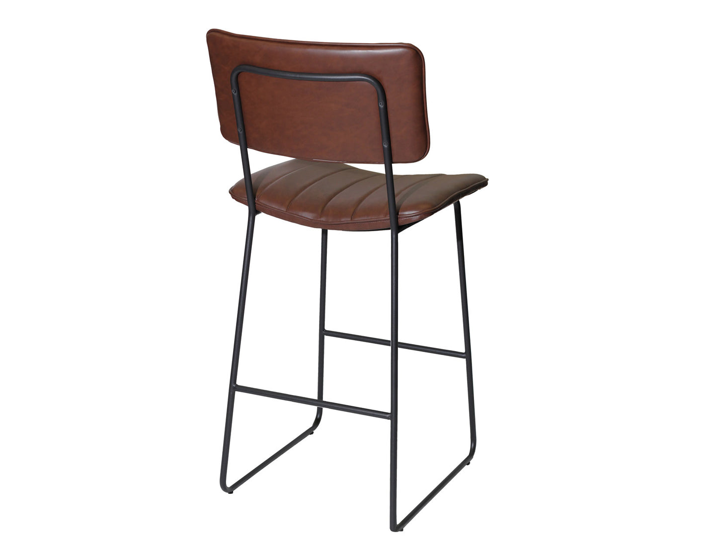 Tribeca 24″ Commercial Grade Counter Stool, Cordovan Vegan Leather