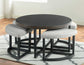 Yukon
Coffee Table & 4 Stools