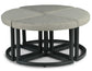 Yukon
Coffee Table & 4 Stools