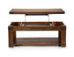 Arusha, Lift-Top Cocktail Table, Castered