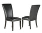 Finley Black Vegan Leather Side Chair