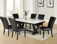 Finley Black Vegan Leather Side Chair