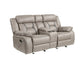 Tyson Console Loveseat, Manual Reclining, Glider