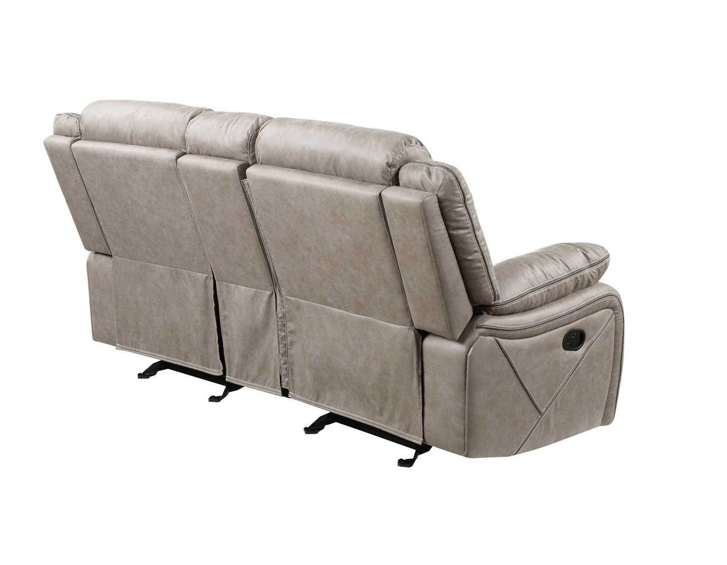 Tyson Console Loveseat, Manual Reclining, Glider