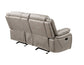 Tyson Console Loveseat, Manual Reclining, Glider