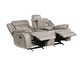Tyson Console Loveseat, Manual Reclining, Glider