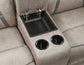 Tyson Console Loveseat, Manual Reclining, Glider