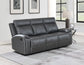 Gaston Sofa, Manual Reclining, Drop-Down Console