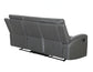 Gaston Sofa, Manual Reclining, Drop-Down Console