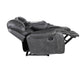 Keily Sofa, Manual Reclining, Drop-Down Console, Grey
