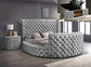 VOLTARE FIREPLACE/TV LIFT BED GREY