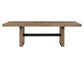 Aubrey 78-96″ Table w/18-inch Leaf, Waxed Driftwood