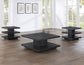 Canyon, End Table, Black