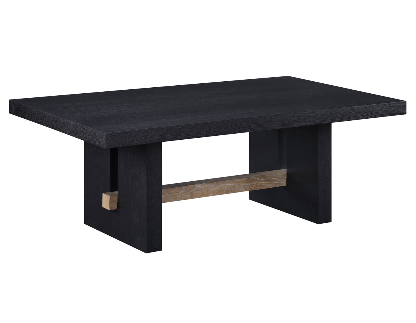 Aubrey 48″ Coffee Table, Black Finish