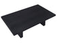 Aubrey 48″ Coffee Table, Black Finish
