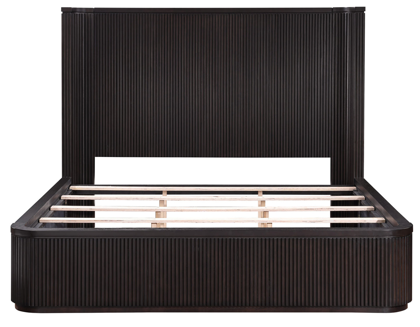 Henry Reeded Bedroom, Espresso Finish