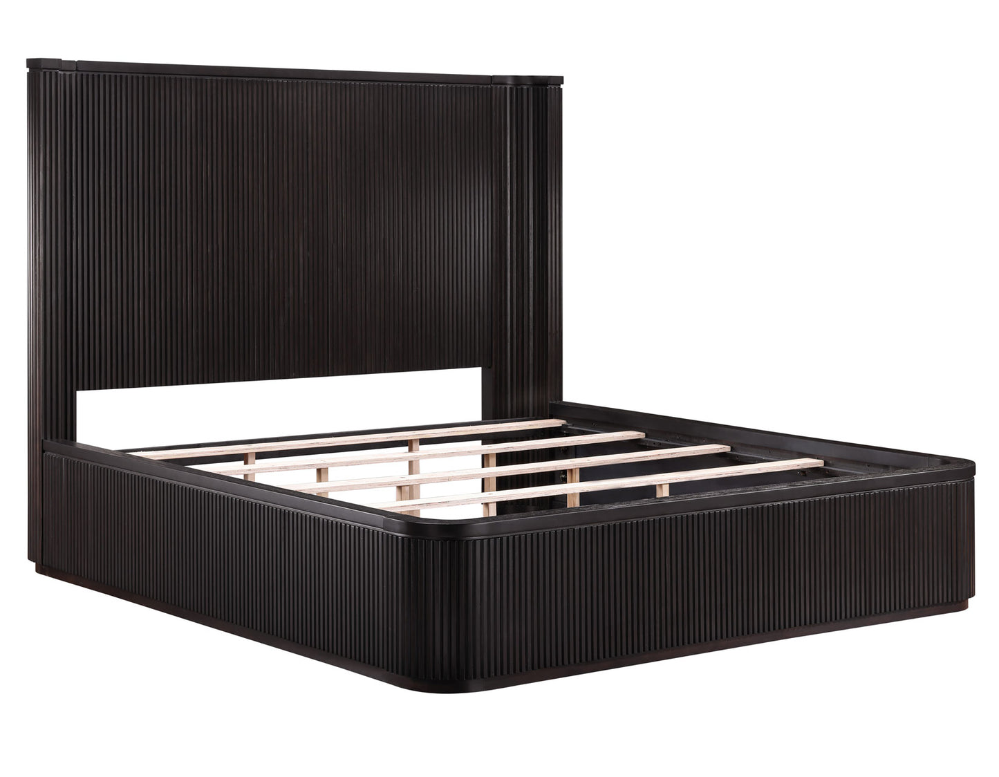 Henry Reeded Bedroom, Espresso Finish