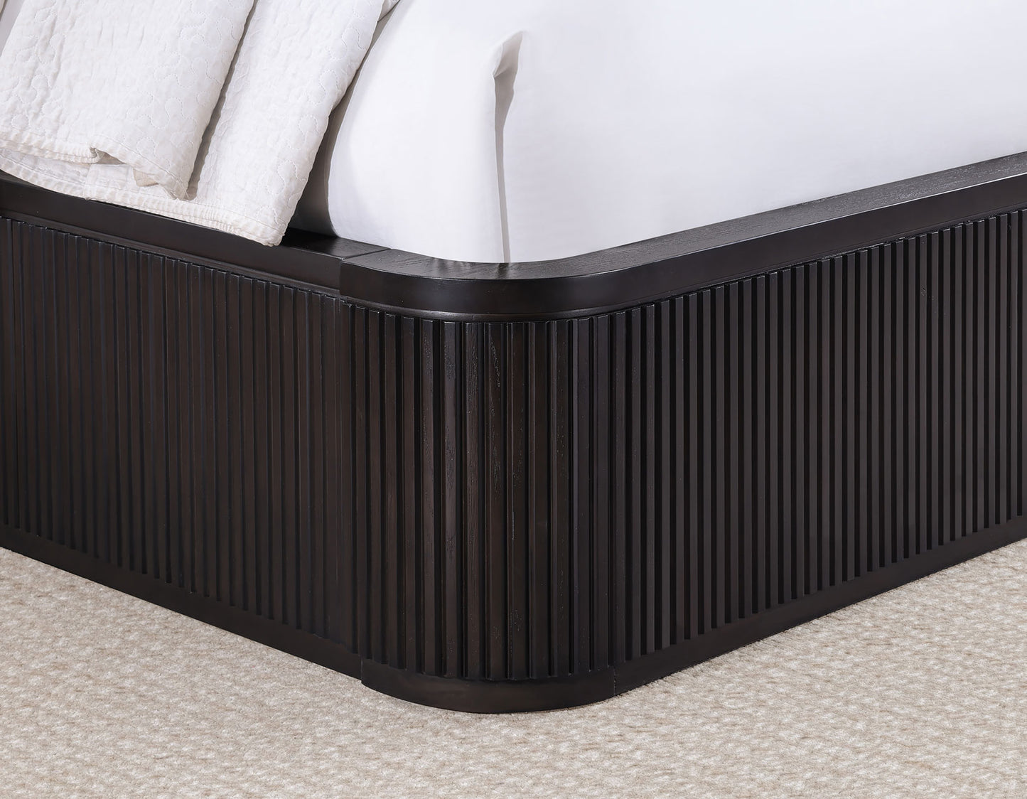 Henry Reeded Bedroom, Espresso Finish