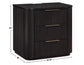 Henry Reeded Bedroom, Espresso Finish