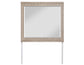 Henry Reeded 42″ Mirror, Tan Finish