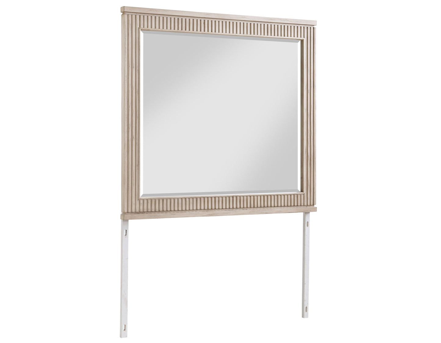 Henry Reeded 42″ Mirror, Tan Finish