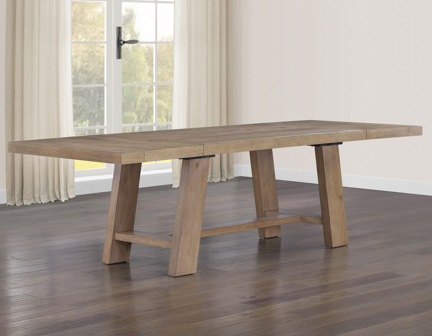 Orinda 72-108″ Dining Table Top with two 18″ Leaves