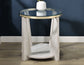 Wanda 24″ Round Glass Top End Table