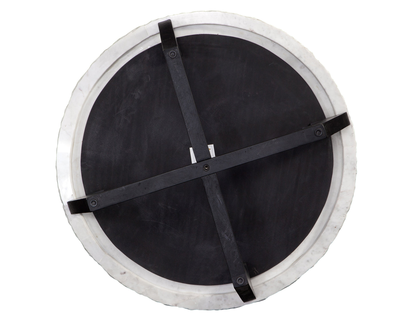 Chrissy 32″ Solid White Marble Top Coffee Table