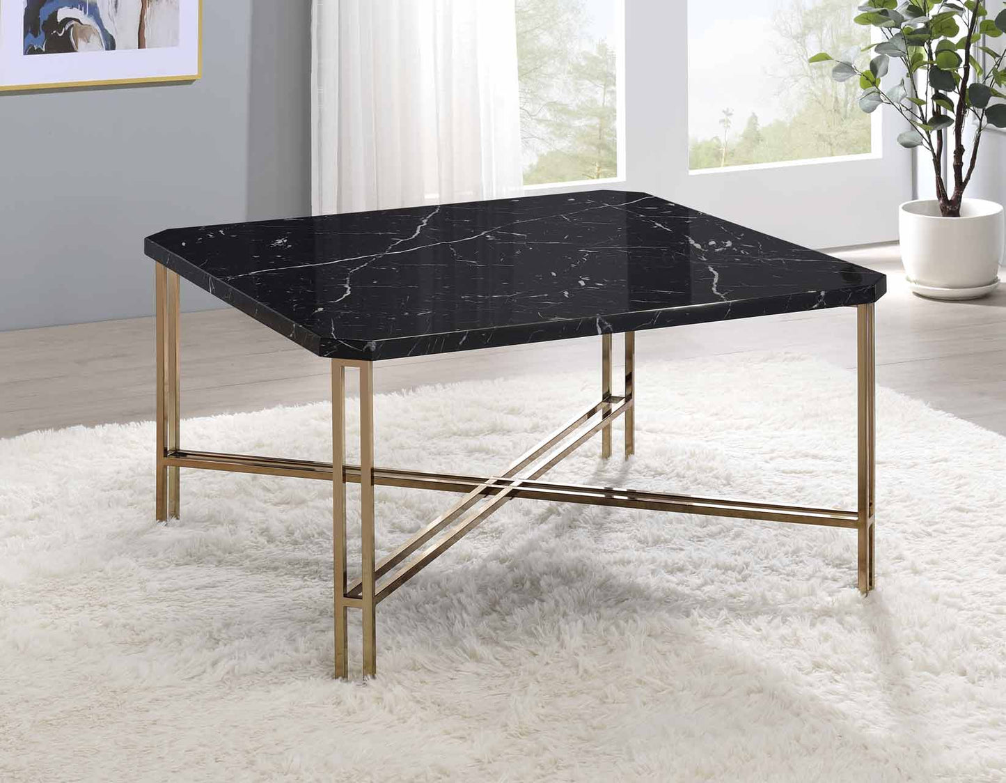 Daxton Faux-Marble 3-Piece Occasional Set
(Cocktail & 2 End Tables)