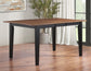 Joplin 50-62″ Dining Table with 12″ Leaf