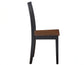 Joplin Solid Wood Farmhouse Chair, Walnut and Ebony Finish