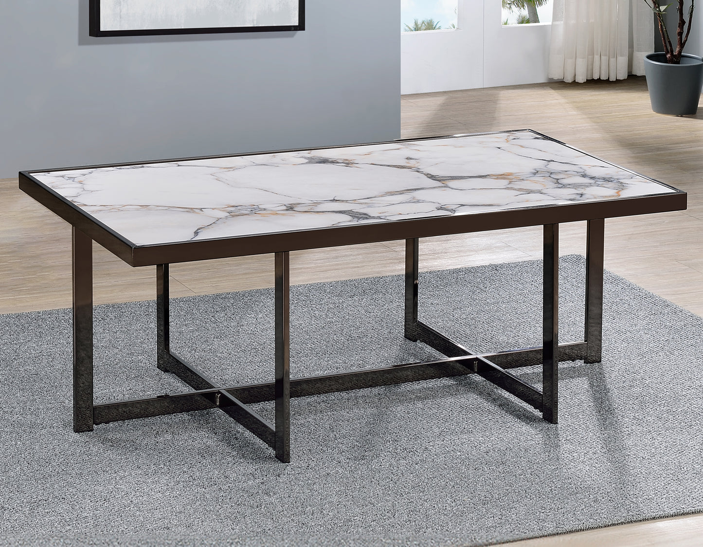 Kayley 3-Piece Sintered Stone Table Set