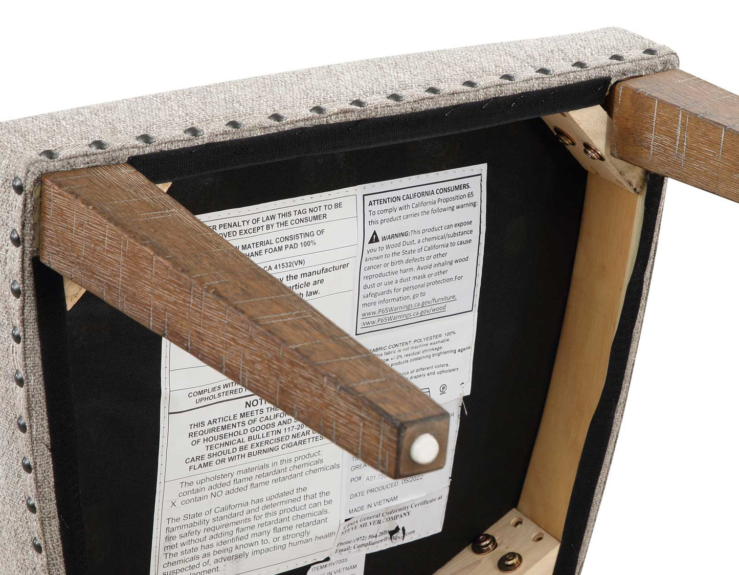 Riverdale Trestle Table with 4 Upholstered Side Chairs