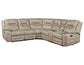 Shelton 3-Piece Manual Reclining Sectional