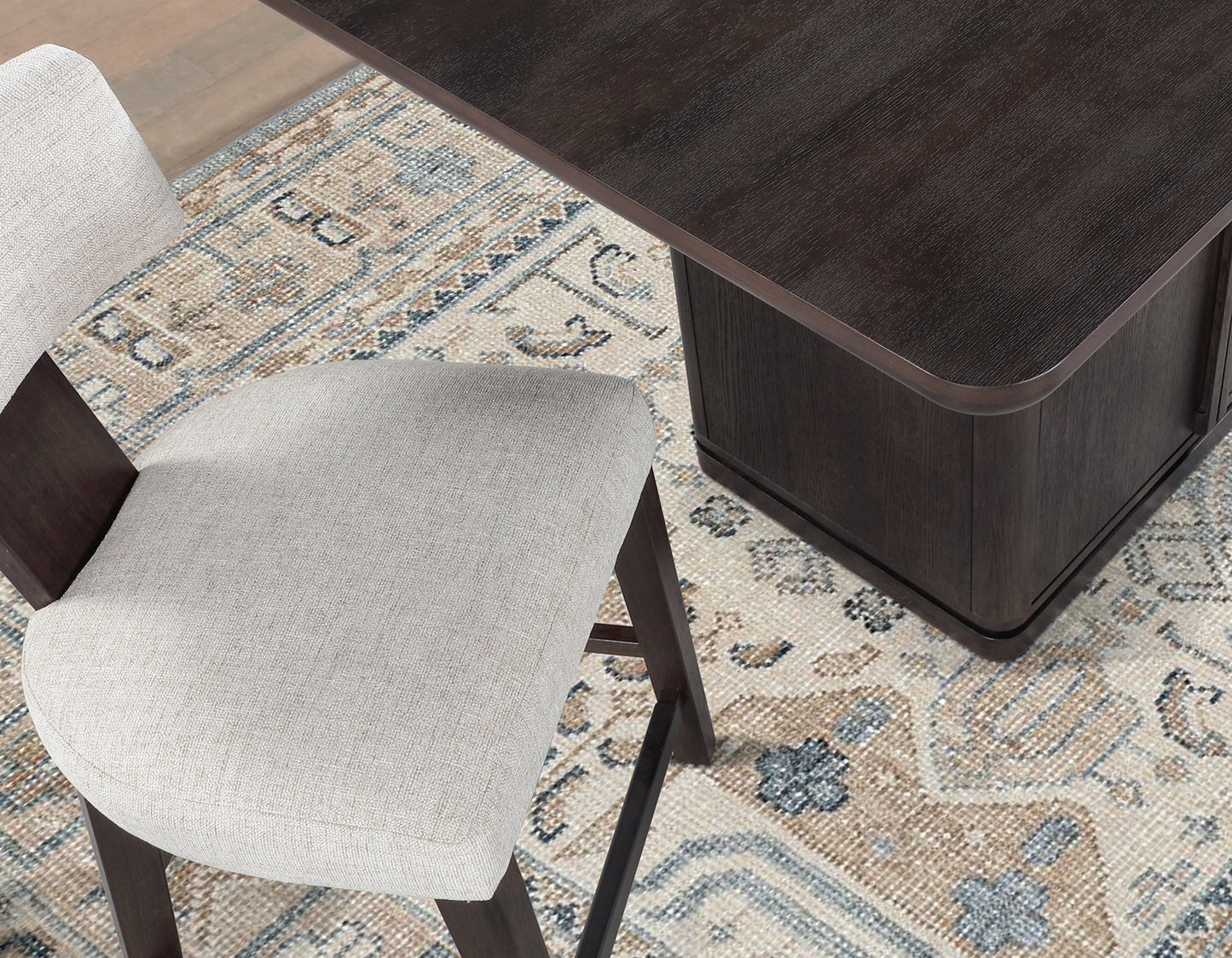 Oakley Counter Chair, Black