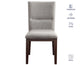 Amalie Side Chair, Camel Linen