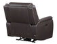 Alexandria Leather Power Recliner, Chocolate