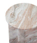 Niki Solid Toronto Brown Marble End Table