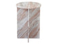 Niki Solid Toronto Brown Marble End Table