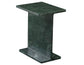 Irma I-Beam Solid Empress Green Marble Accent Table