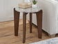 Shavon 3-Piece Solid Toronto Brown Marble Table Set