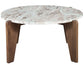 Shavon 3-Piece Solid Toronto Brown Marble Table Set