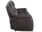 Alexandria Power Leather Reclining Sofa, Chocolate