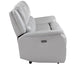 Alexandria Power Leather Reclining Sofa, Stone