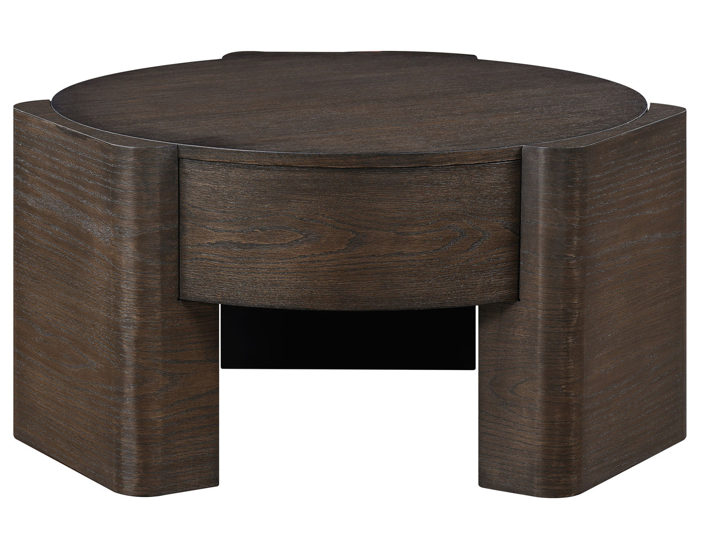 Salina, 32.5″ Round Coffee Table, Castered