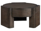Salina, 32.5″ Round Coffee Table, Castered