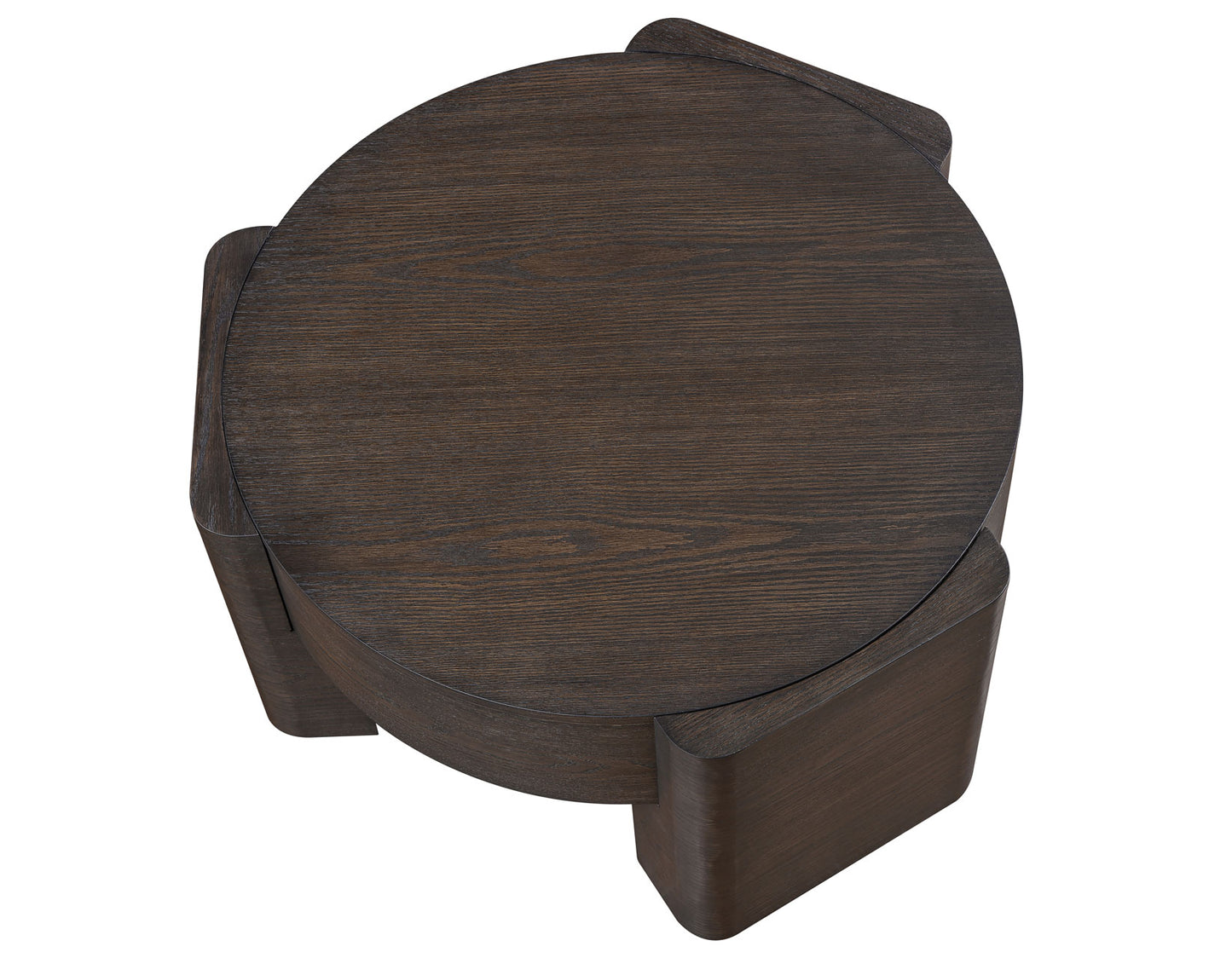 Salina, 32.5″ Round Coffee Table, Castered