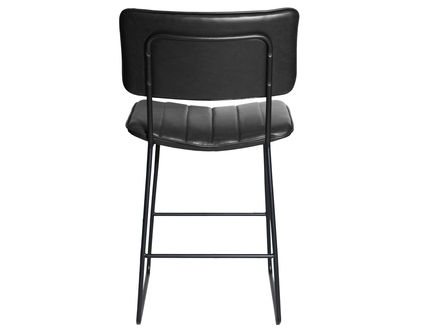 Tribeca 24″ Commercial Grade Counter Stool, Black